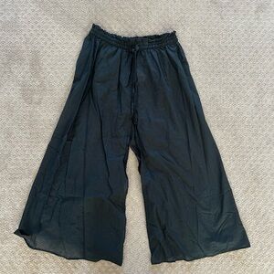 J. Crew Black Swim Coverup Pants